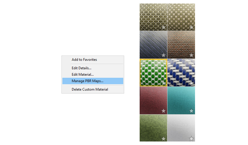 PBR Material Manager Screenshot